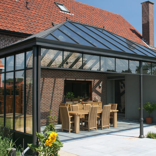 Open veranda aluminium