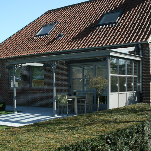 Landelijke overdekking windscherm