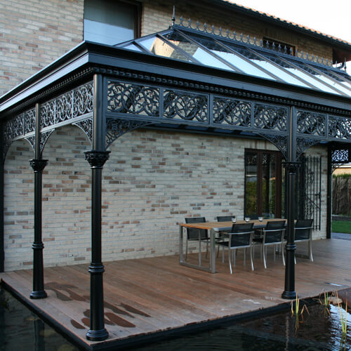 Pergola zwart aluminium